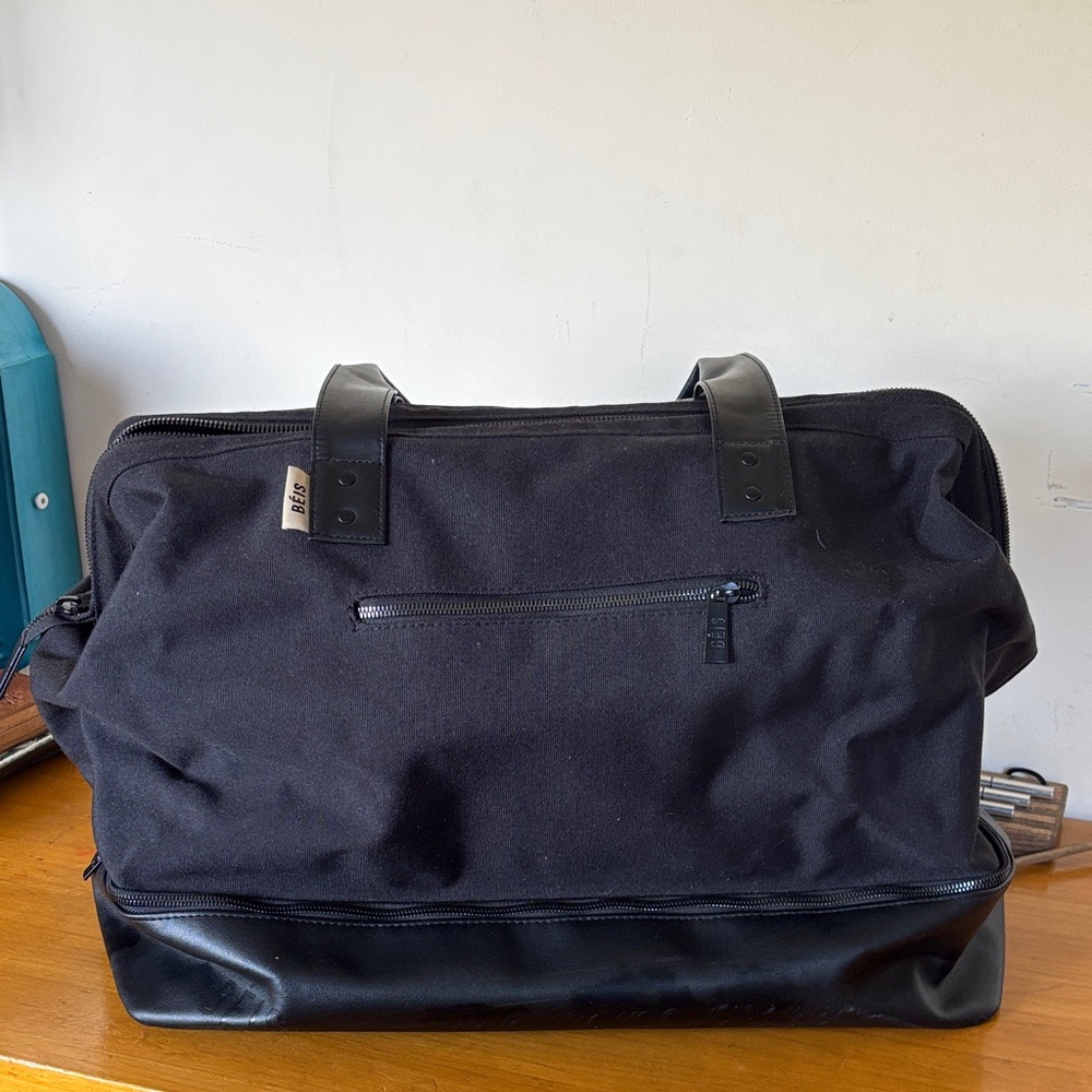 Beis weekender bag, black
